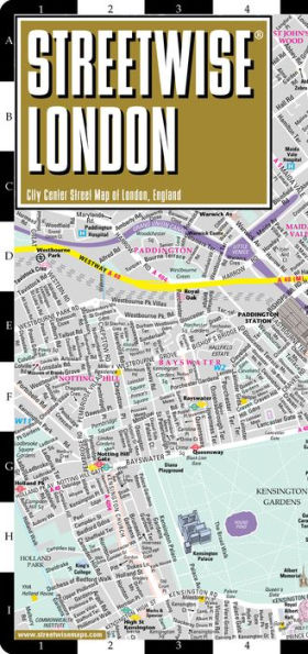 Streetwise London Map - Laminated City Center Street Map of London, England - Folding Pocket Size Travel Map With Metro / Edition 2013 / Edition 2010