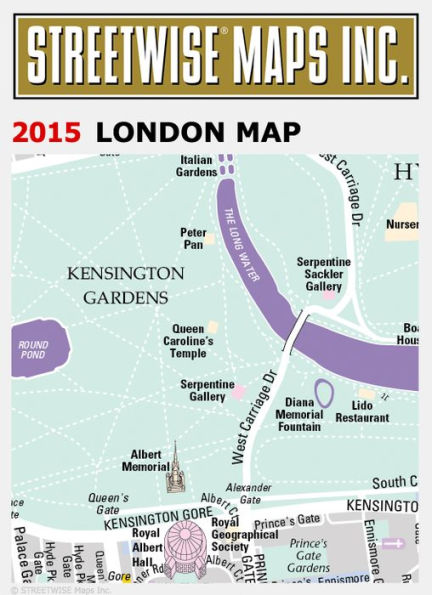 Streetwise London Map - Laminated City Center Street Map of London, England - Folding Pocket Size Travel Map With Metro / Edition 2013 / Edition 2010