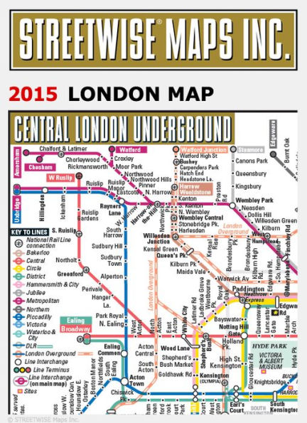 Streetwise London Map - Laminated City Center Street Map of London, England - Folding Pocket Size Travel Map With Metro / Edition 2013 / Edition 2010