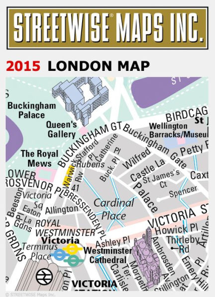 Streetwise London Map - Laminated City Center Street Map of London, England - Folding Pocket Size Travel Map With Metro / Edition 2013 / Edition 2010