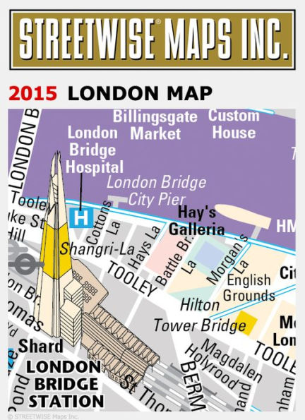 Streetwise London Map - Laminated City Center Street Map of London, England - Folding Pocket Size Travel Map With Metro / Edition 2013 / Edition 2010