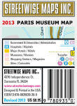 Alternative view 4 of Artwise Paris Museum Map - Laminated Museum Map of Paris, FR - Streetwise Maps (2013)