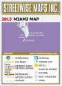 Alternative view 5 of Streetwise Miami Map - Laminated City Center Street Map of Miami, Florida - Folding Pocket Size Travel Map With Metro (2013)