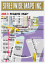 Alternative view 6 of Streetwise Miami Map - Laminated City Center Street Map of Miami, Florida - Folding Pocket Size Travel Map With Metro (2013)