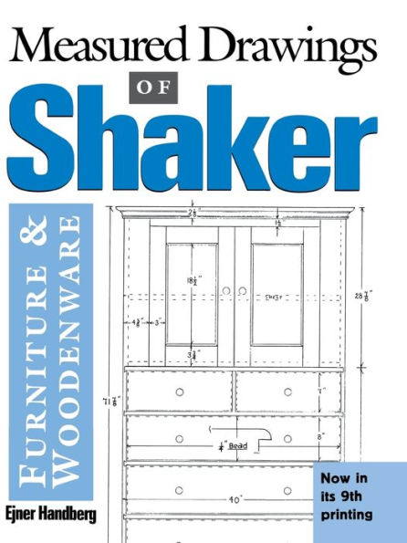 Measured Drawings of Shaker Furniture and Woodenware