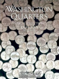 STATE QUARTERS COIN COLLECTOR'S MAP - H.E HARRIS BRAND 1999-2009 