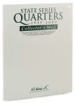 Alternative view 3 of State Series Quarters 1999-2009 Collectors Map (Gray Fold)