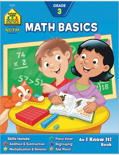 Math Grade 3-Workbook by School Zone Publishing, Barbara Gregorich ...