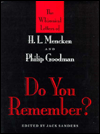 Title: Do You Remember?: The Whimsical Letters of H. L. Mencken and Philip Goodman, Author: Jack Sanders