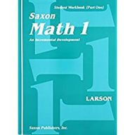 Title: Saxon Math 1: Student Workbook Set 1st Edition / Edition 1, Author: Houghton Mifflin Harcourt