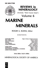 Title: Marine Minerals, Author: Roger G. Burns