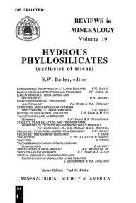 Title: Hydrous Phyllosilicates: (Exclusive of Micas), Author: S. W. Bailey
