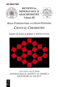 Title: High-Temperature and High Pressure Crystal Chemistry, Author: Robert M. Hazen