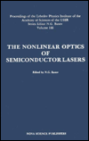 Title: Nonlinear Optics of Semiconductor Lasers, Author: N. G. Basov