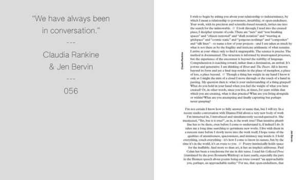 Jen Bervin: Shift Rotate Reflect: Selected Works (1997-2020)