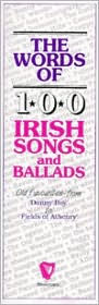 Title: Words of 100 Irish Songs and Ballads, Author: Music Sales Corporation