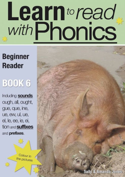 Learn to Read Rapidly with Phonics: Beginner Reader Book 6. A fun, colour in phonic reading scheme