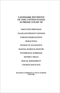 Title: Landmark Decisions of the United States Supreme Court III, Author: Steve Gilbert