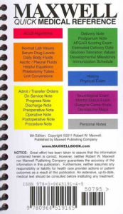 Title: Maxwell Quick Medical Reference / Edition 6, Author: Robert Maxwell