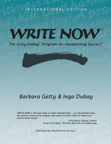 WRITE NOW: The Getty-Dubay Program for Handwriting Success