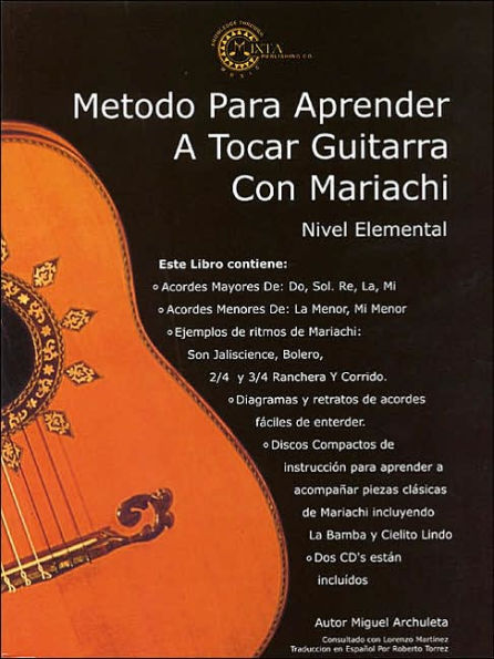 Metodo Para Aprender a Tocar Guitarra con Mariachi Nivel Elemental