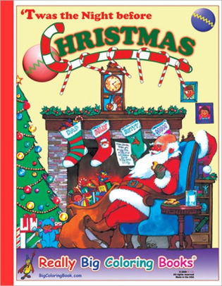 Twas the Night Before Christmas Coloring Book by N. Wayne ...