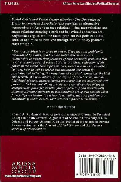 Social Crisis and Social Demoralization: The Dynamics of Status in American Race Relations