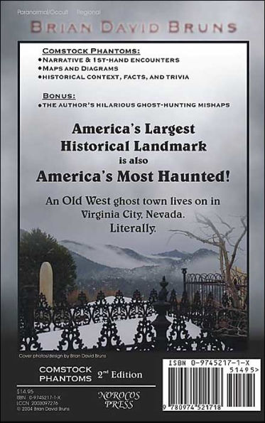 Comstock Phantoms: Ghost Stories of Virginia City