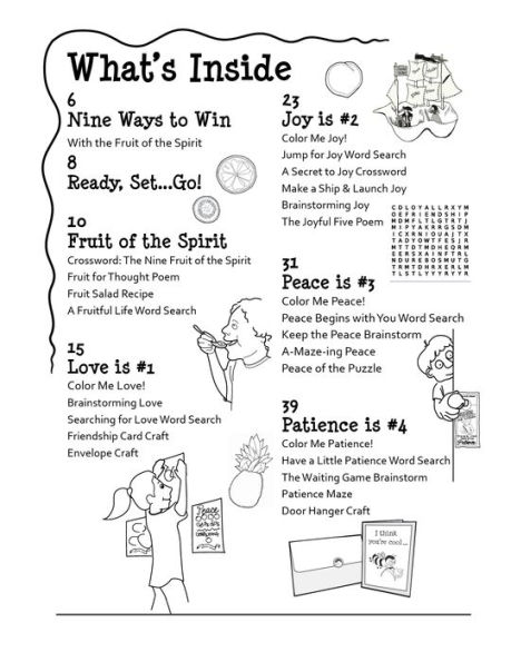 Nine Ways to Win: Fruit of the Spirit Activity Book