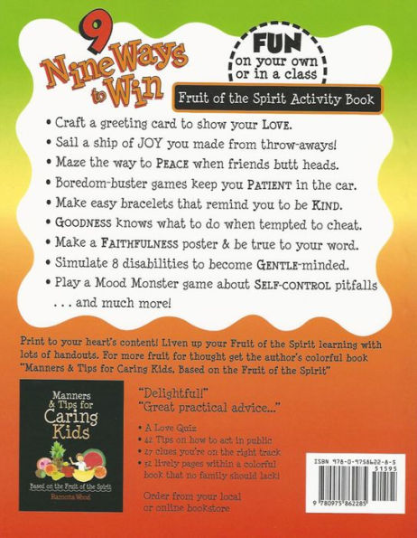 Nine Ways to Win: Fruit of the Spirit Activity Book