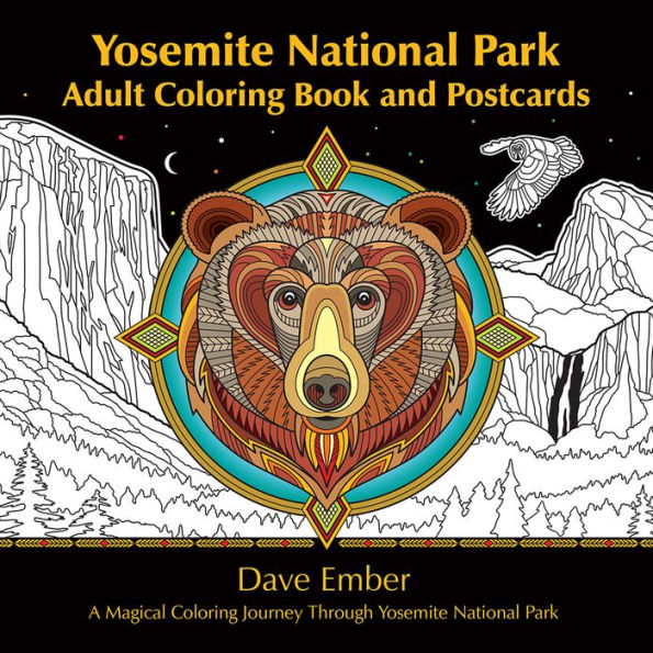 Yosemite National Park Adult Coloring Book: A Magical Coloring Journey Through Yosemite National Park