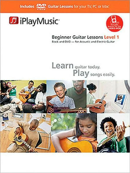 Beginner Guitar Lessons - Level 1: iPlayMusic Book/DVD Pack