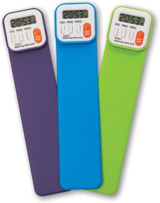 Mark-My-Time Assorted Neon Color Digital Bookmark