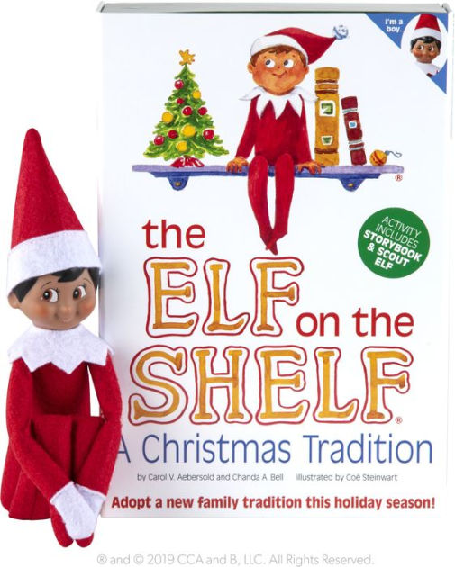 The Elf on the Shelf: A Christmas Tradition (includes brown-eyed boy ...