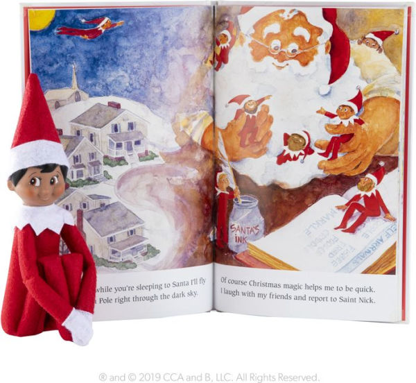 The Elf on the Shelf: A Christmas Tradition (includes brown-eyed boy scout elf)