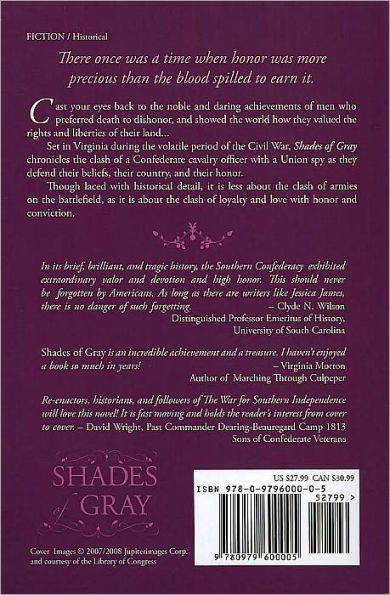 Shades of Gray: A Novel of the Civil War in Virginia