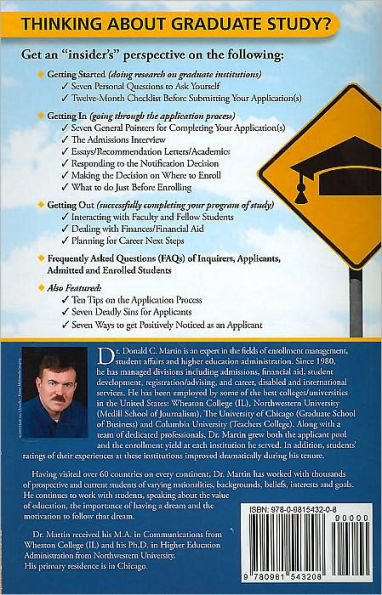 Road Map for Graduate Study: A Guide for Prospective Graduate Students