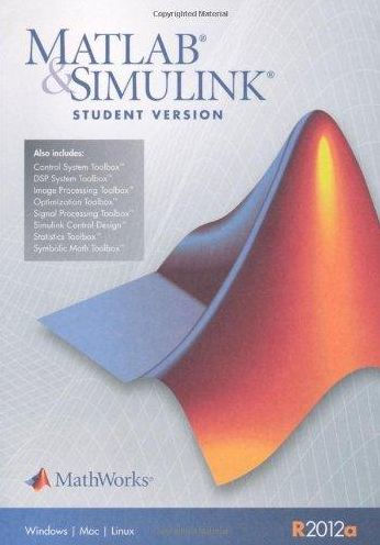 MATLAB and Simulink Student Version 2012a, - Dvd