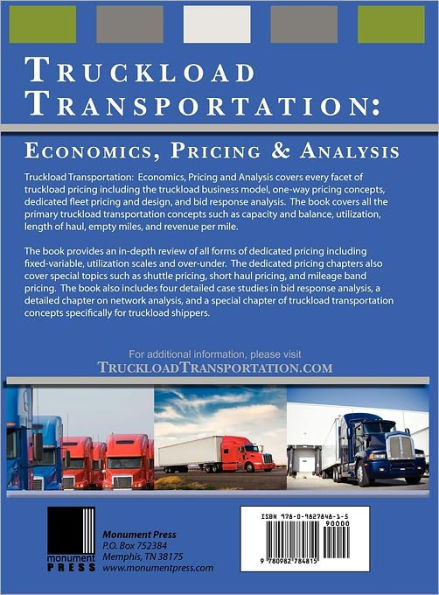 Truckload Transportation: Economics, Pricing and Analysis