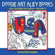 Title: USA Coloring Art Book, Author: Samantha Snyder