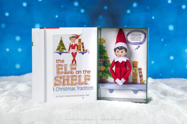 The Elf on the Shelf: A Christmas Tradition (includes blue-eyed girl scout  elf) by Carol V. Aebersold, Chanda Bell, Coe Steinwart, Hardcover