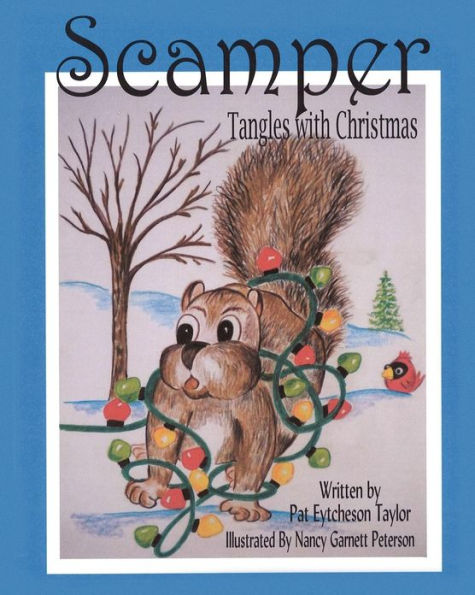Scamper Tangles with Christmas