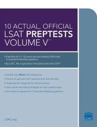 Title: 10 Actual, Official LSAT PrepTests Volume V: (PrepTests 62-71), Author: Law School Admission Council