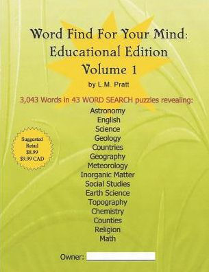 Word Find For Your Mind: Educational Edition