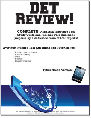 Det Review Complete Diagnostic Entrance Test Study Guide