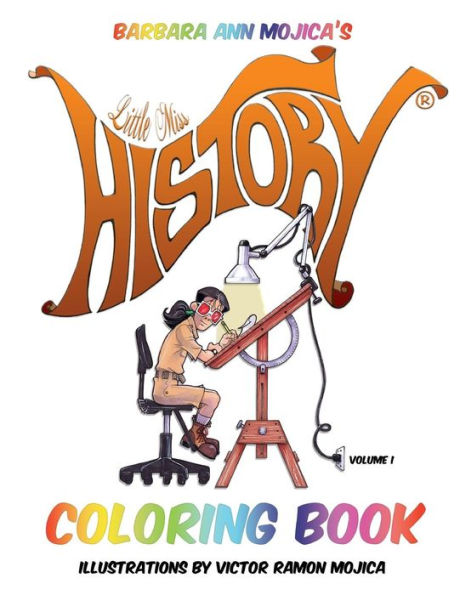 Little Miss HISTORY COLORING BOOK