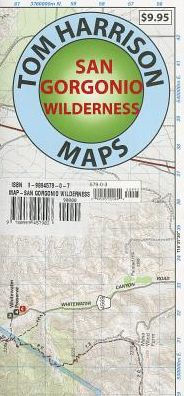 San Gorgonio Wilderness Trail Map-: Tom Harrison Maps
