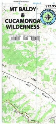 MT Baldy & Cucamonga Wilderness Trail Map