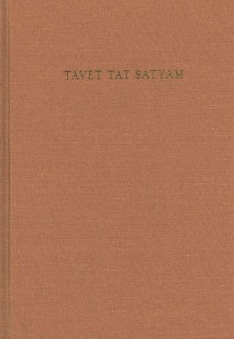 Tavet Tat Satyam: Studies in Honor of Jared S. Klein on the Occasion of His Seventieth Birthday