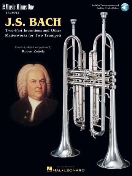Johann Sebastian Bach: Two-Part Inventions for Two Trumpets - Book/Online Audio